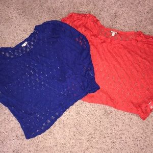 🍓crocheted crop tops